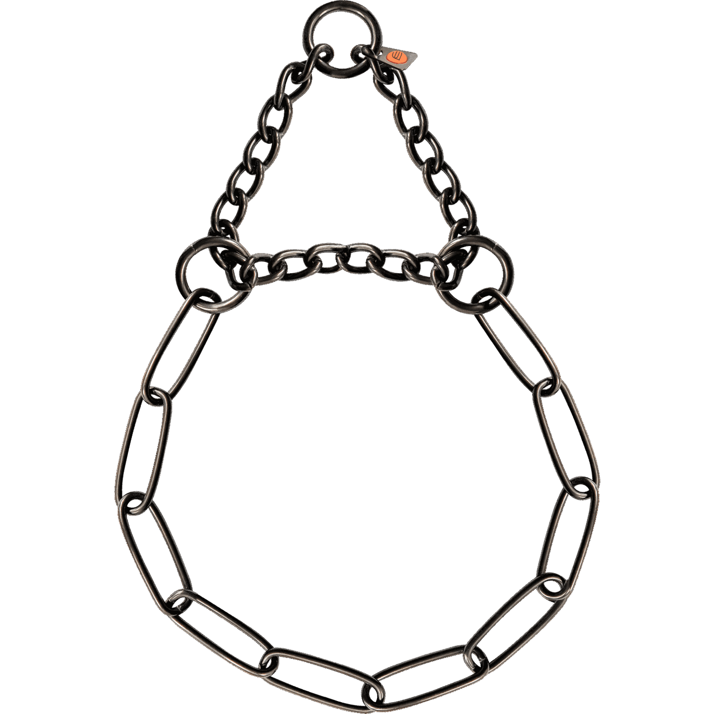 Fursaver Limited Traction -  Long Links, Stainless Steel black, 3mm